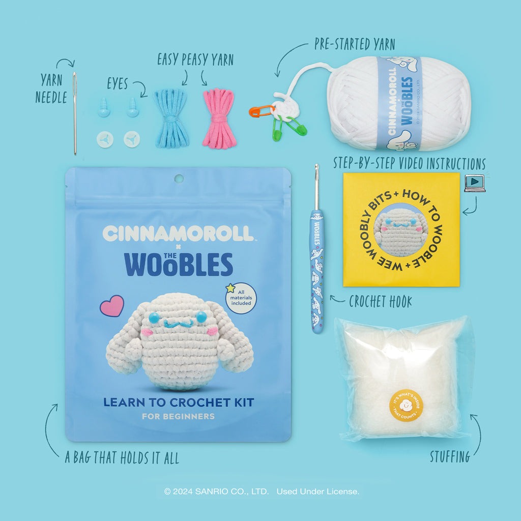 CinnamorollTM Crochet Kit