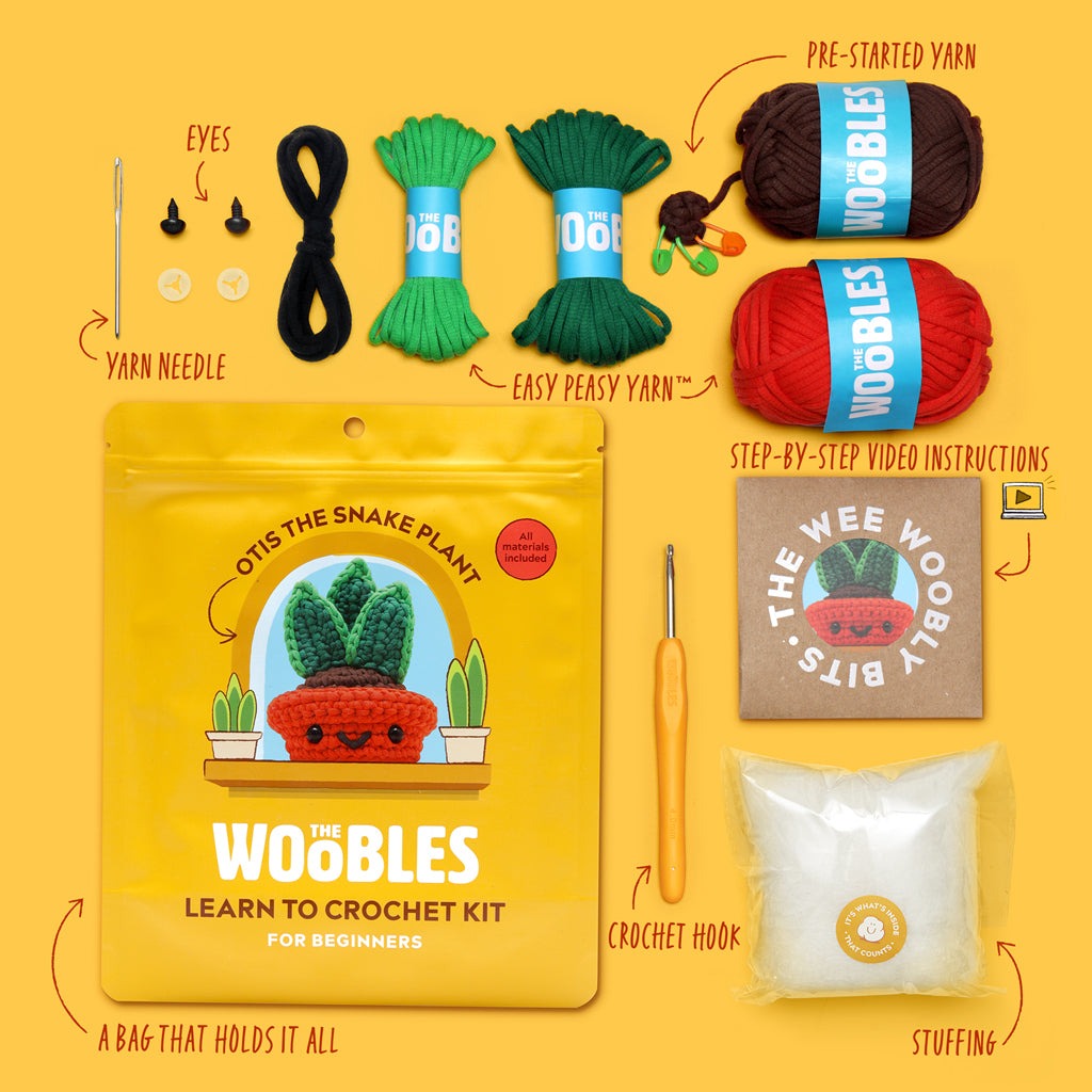 Otis the Snake Plant Crochet Kit