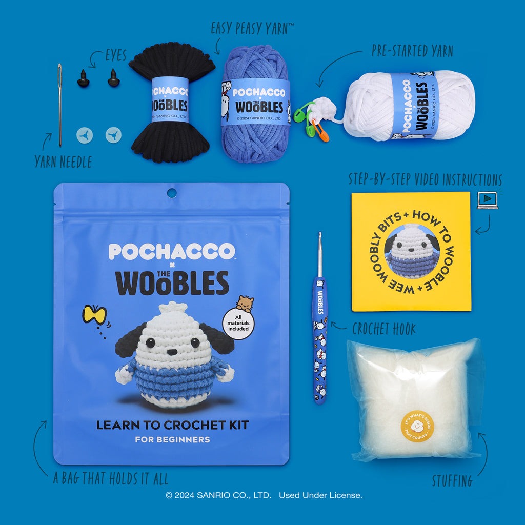 PochaccoTM Crochet Kit