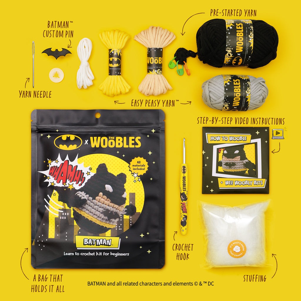 BatmanTM Crochet Kit
