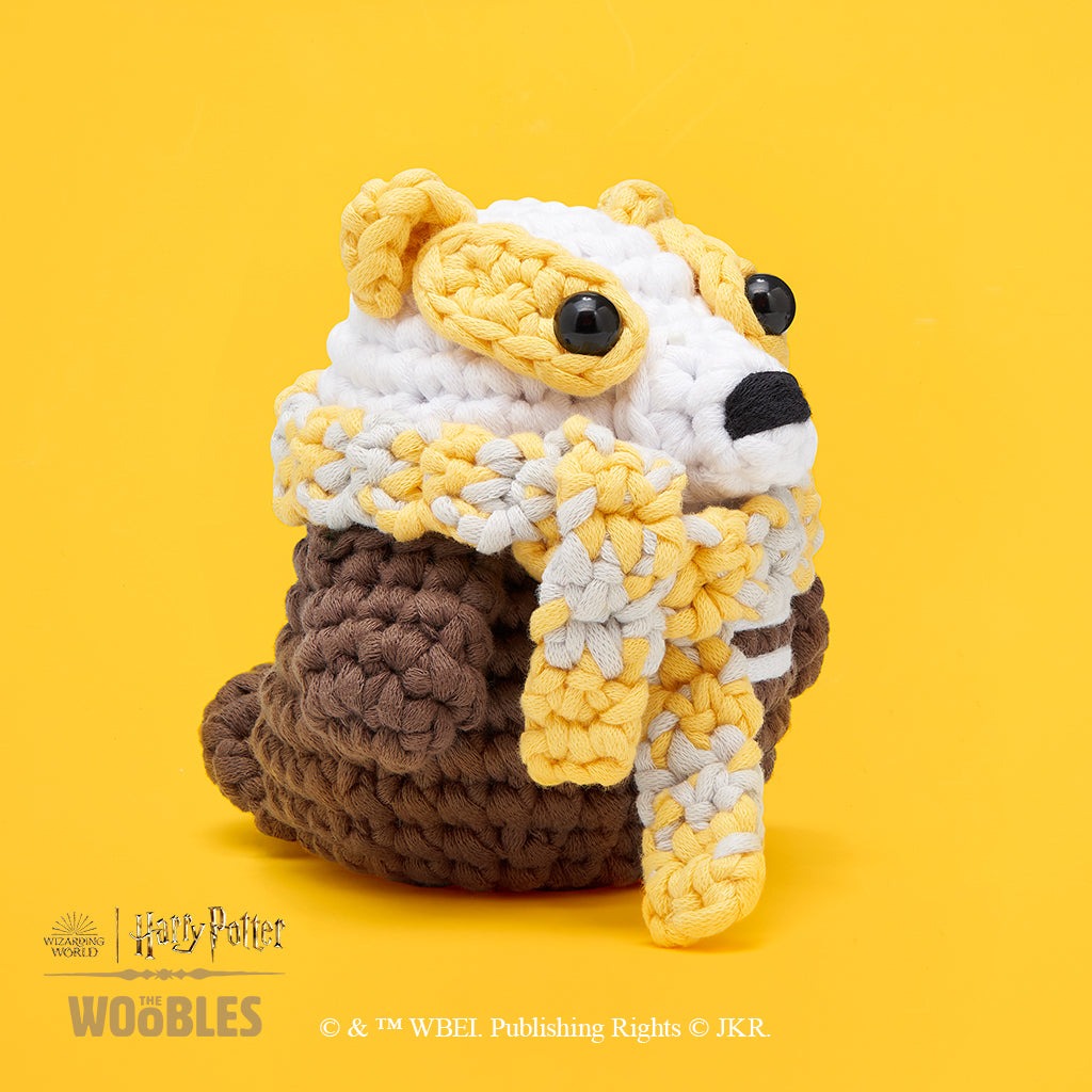 HufflepuffTM Badger and Scarf Bundle