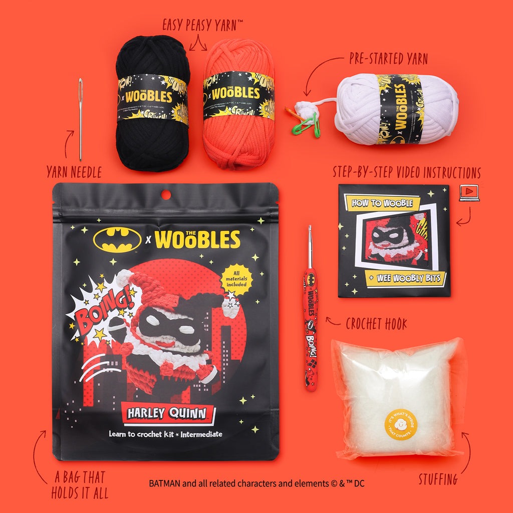 Harley QuinnTM Crochet Kit