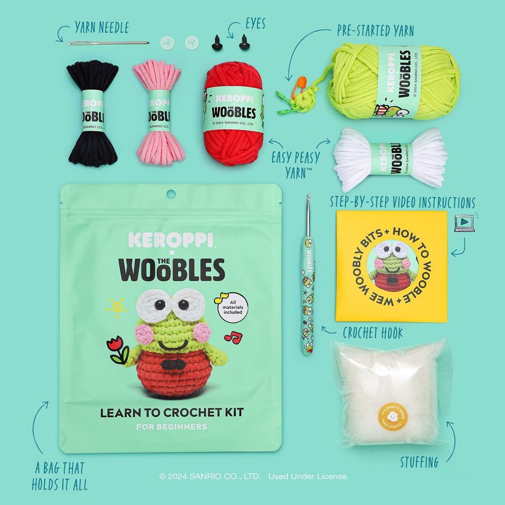 KeroppiTM Crochet Kit