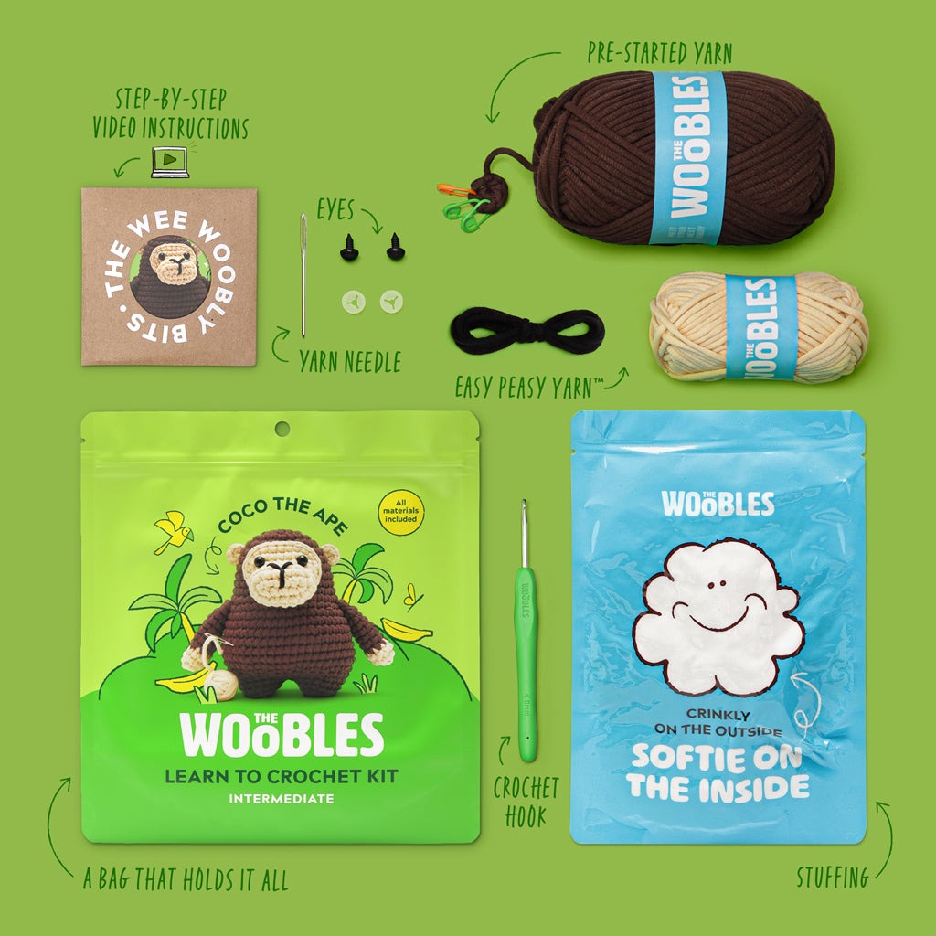Coco the Ape Crochet Kit