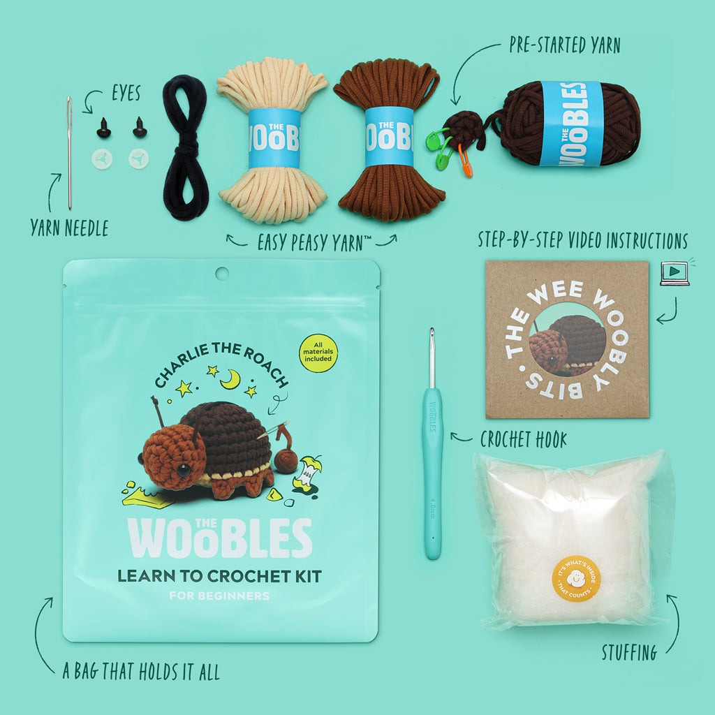 Charlie the Roach Crochet Kit
