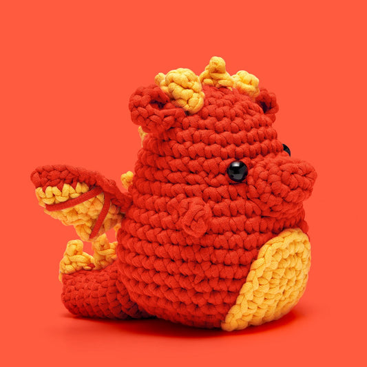 Kaida the Dragon Red Crochet Kit