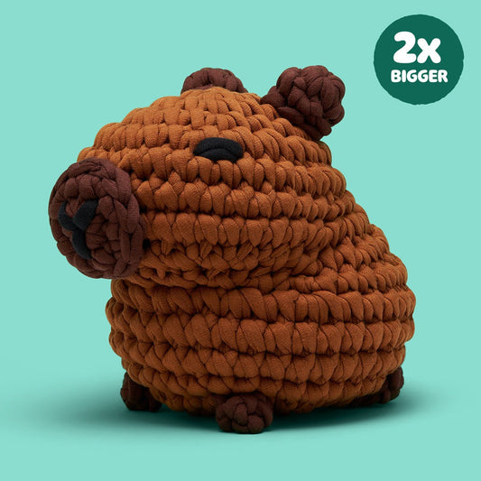 Hugh the Capybara Extra Squeezy Crochet Kit