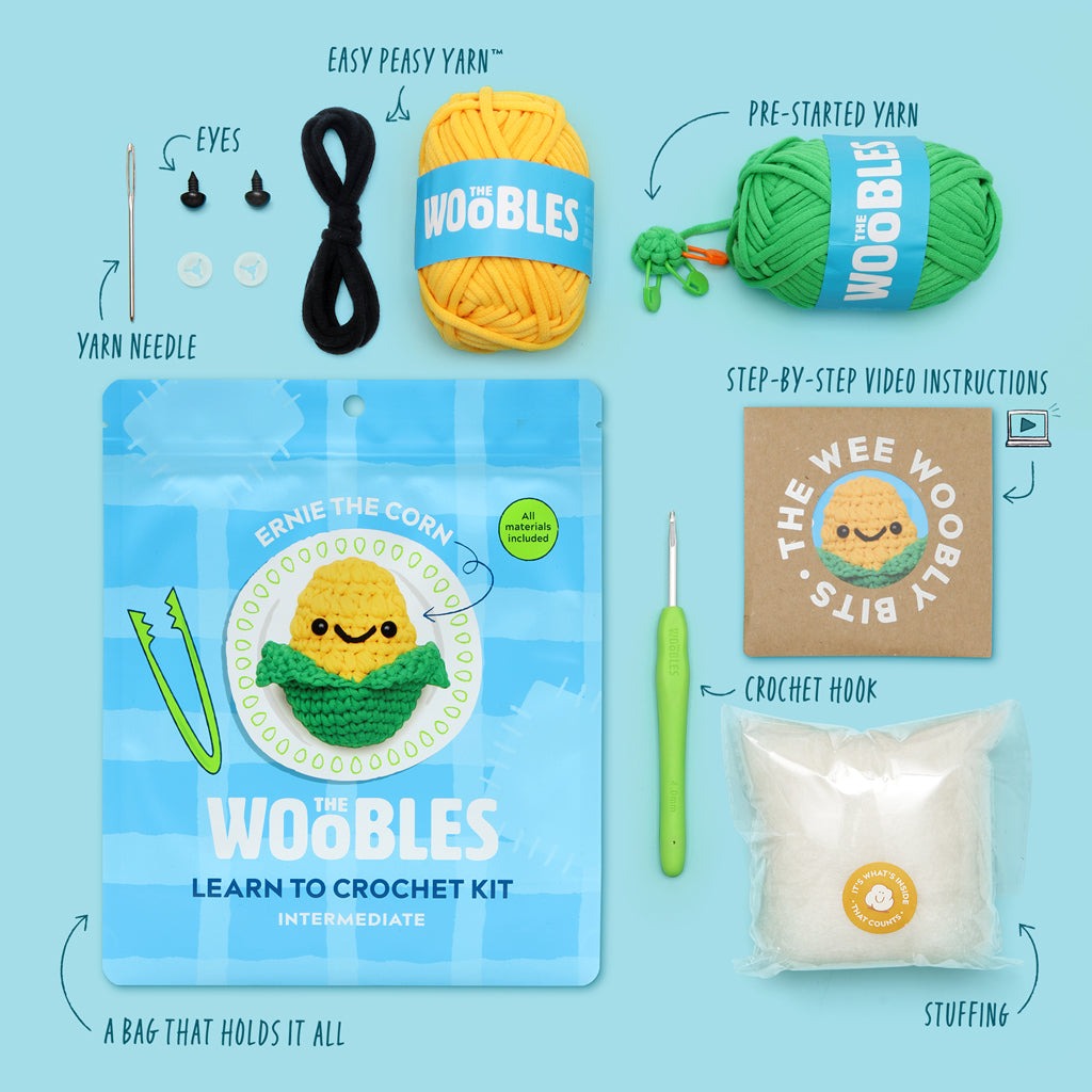 Ernie the Corn Crochet Kit