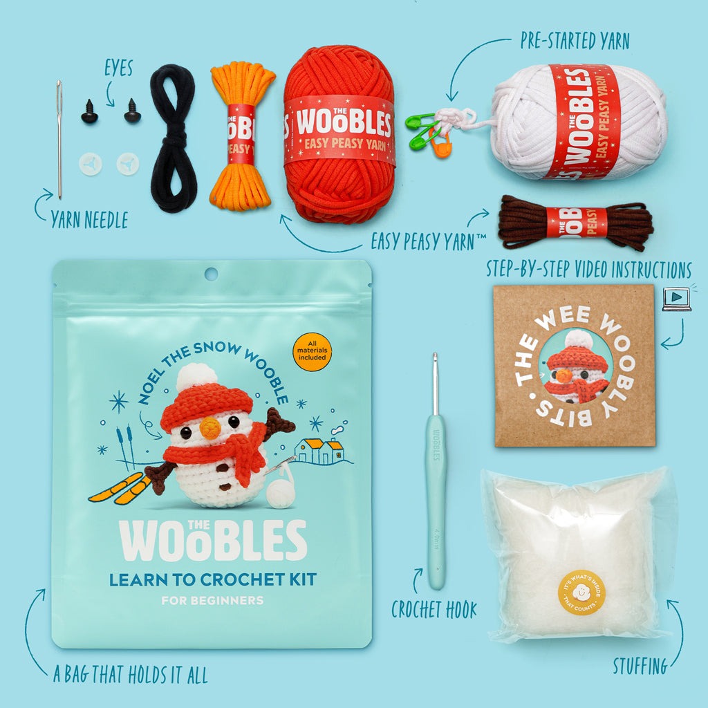 Noel the Snow Wooble Crochet Kit