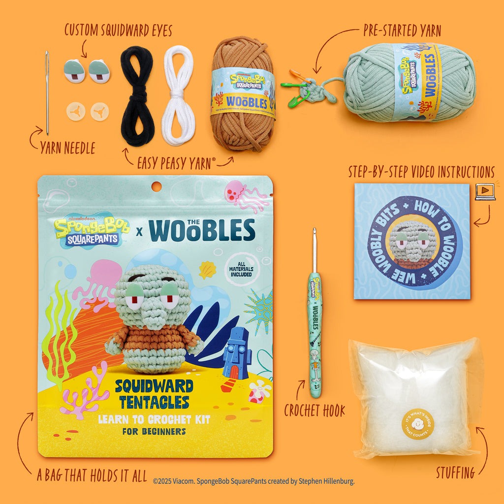 Squidward Tentacles Crochet Kit