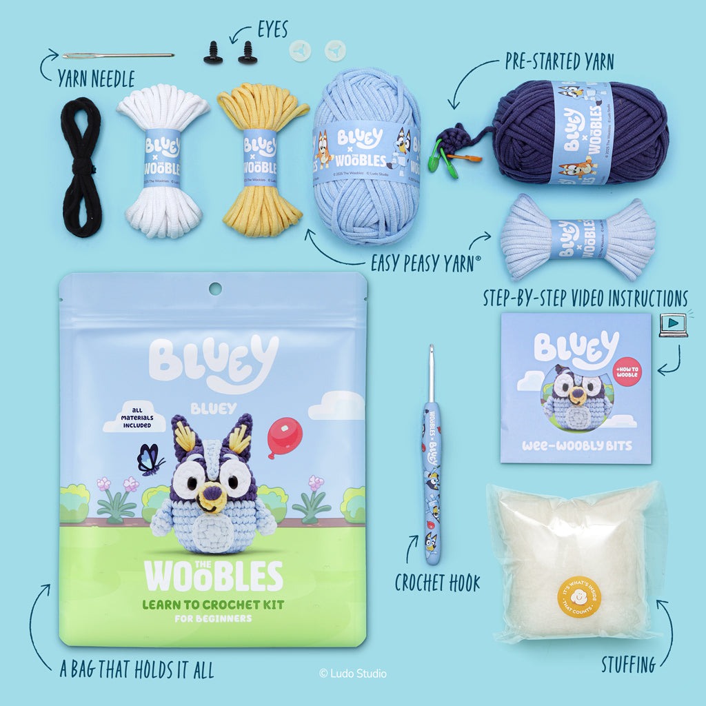 Bluey Crochet Kit
