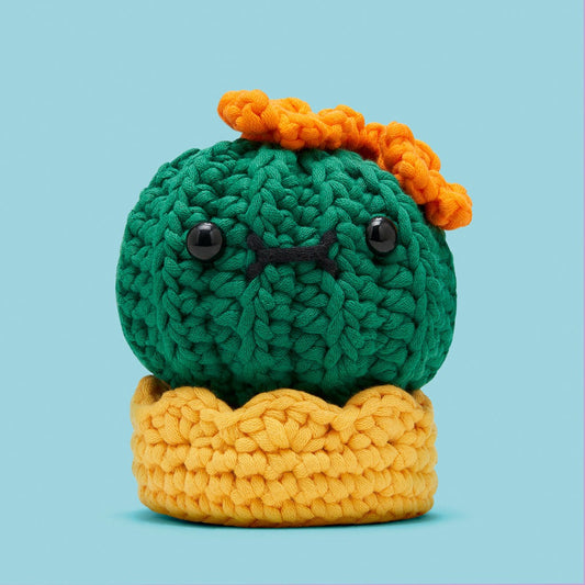 Olivia the Barrel Cactus Crochet Kit